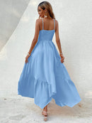 Vestido barra assimétrica