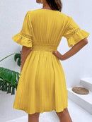 Vestido Renda De Guipura