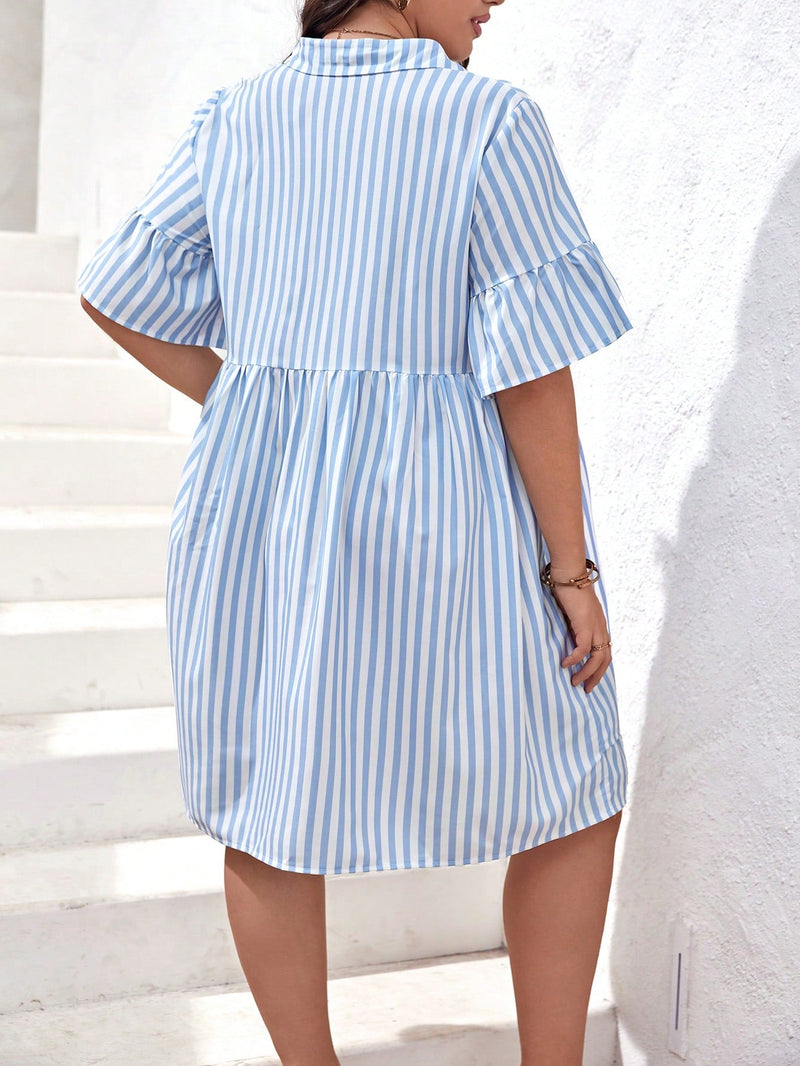 Vestido listrado