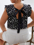 Blusa detalhe de laço