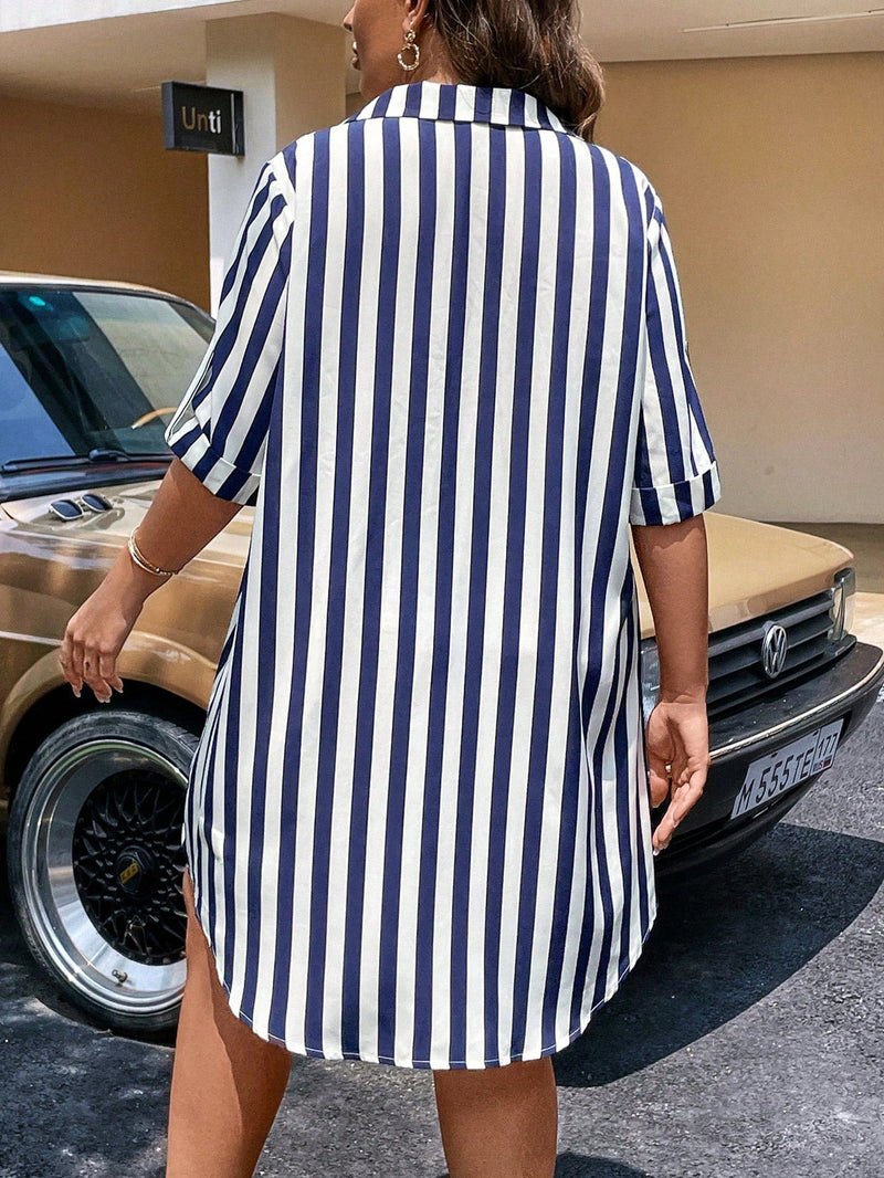 Vestido listrado
