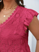 Blusa com manga borboleta