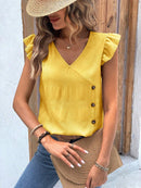 Blusa com decote em V