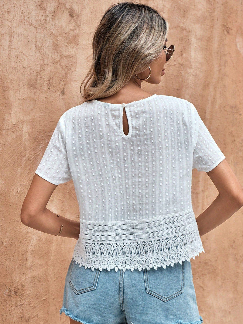 Blusa ponto suíço