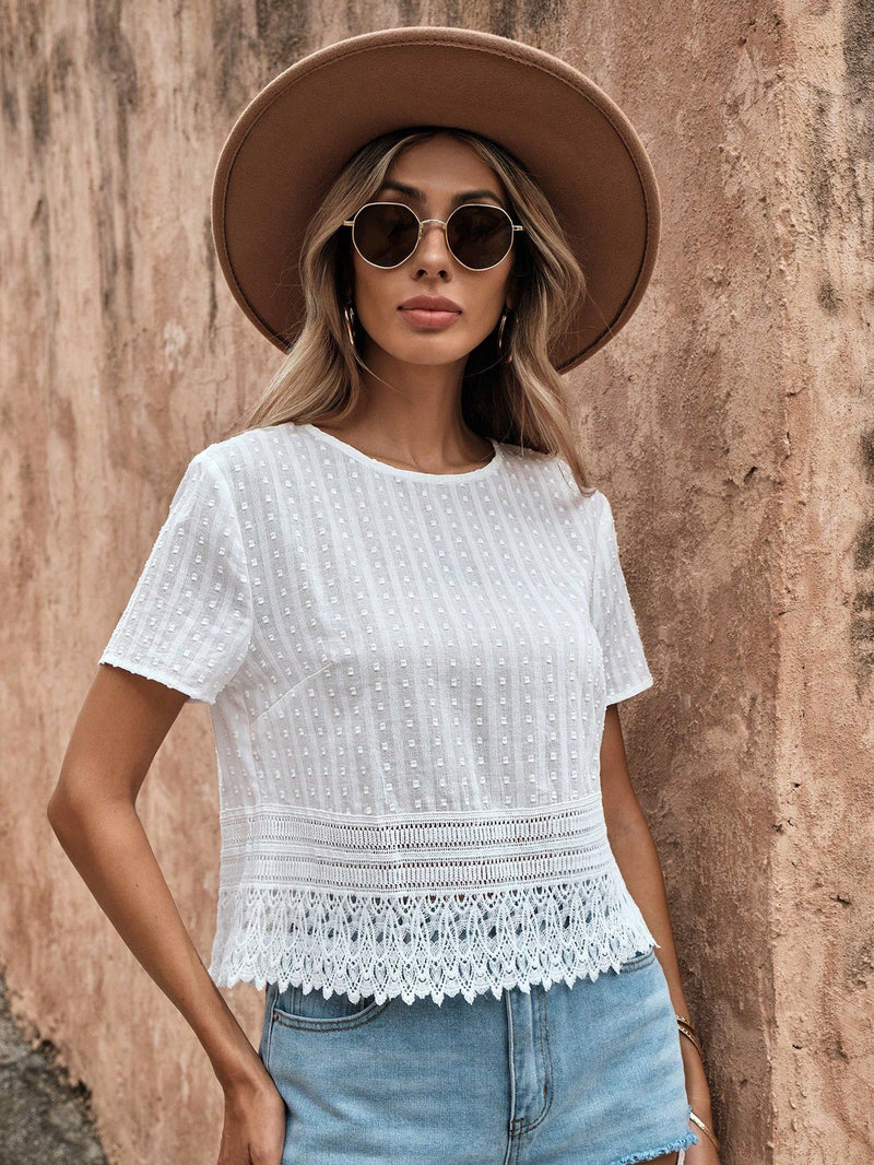 Blusa ponto suíço
