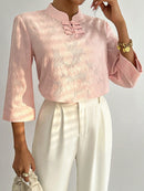 Camisa feminina manga 3/4