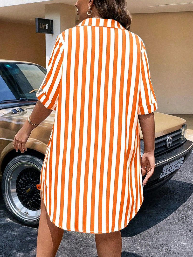 Vestido listrado