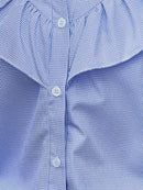 Camisa Manga Longa com Babado