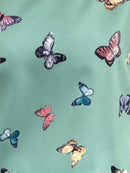 Blusa estampada, com renda