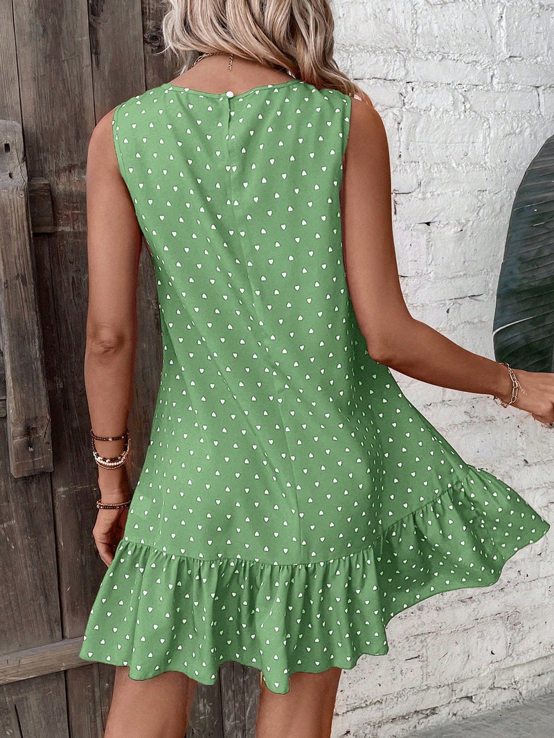 Vestido com babado