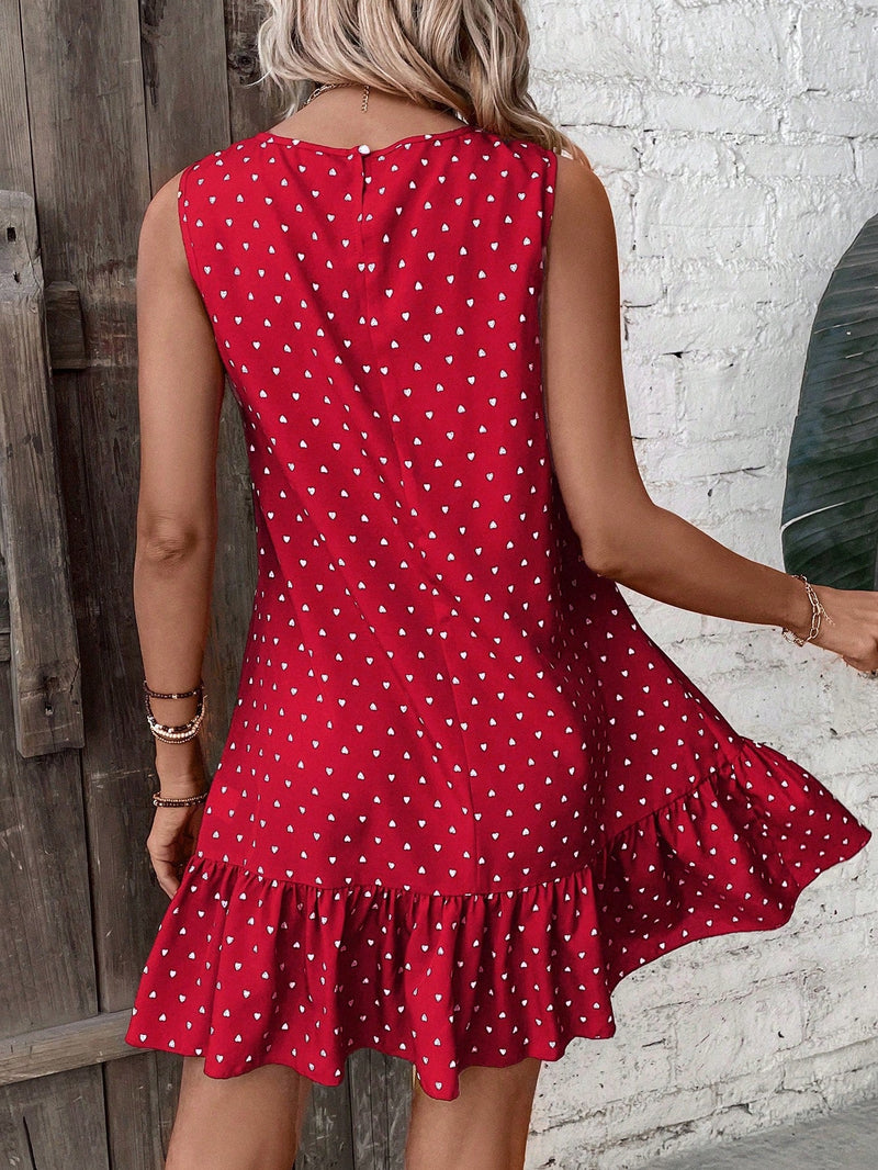 Vestido com babado