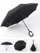 SuFeng SuFeng Guarda Chuva Invertido Tecido Duplo Impermeável Reforçado