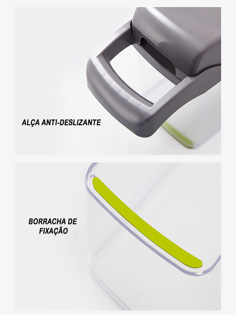 Cortador Fatiador Manual De Legumes Frutas E Verduras Laminas De Aço Inoxidável