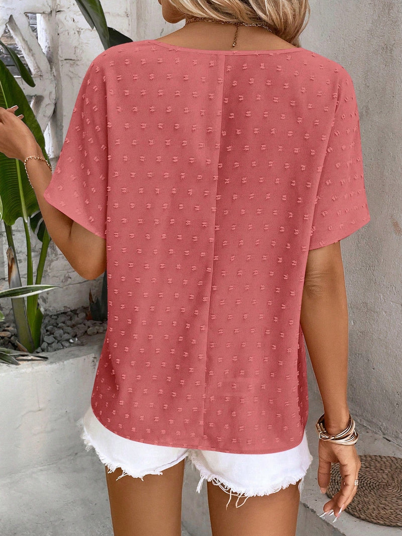 Blusa tecido pipoquinha