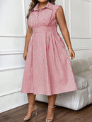 Vestido midi estampado