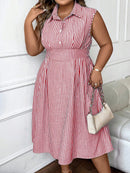 Vestido midi estampado