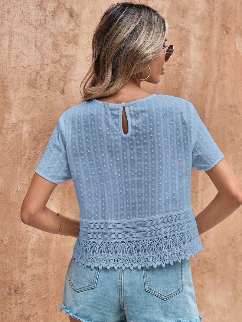 Blusa ponto suíço
