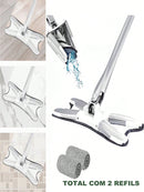 Esfregão Triangular Mop Giratório 360 Ajustável Limpador