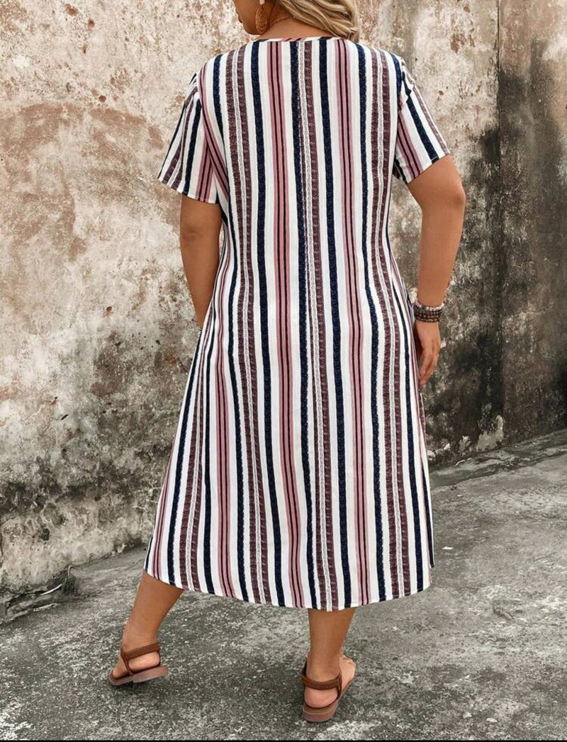 Vestido listrado