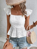 Blusa de lese com detalhe de laço