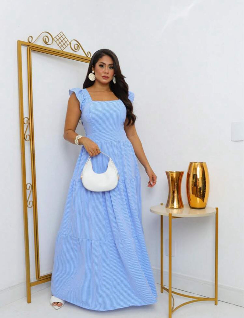 Vestido listrado