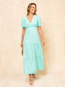 Vestido midi feminino