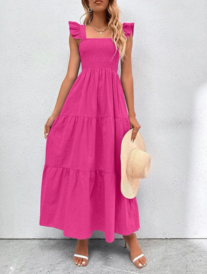 Vestido com lastex