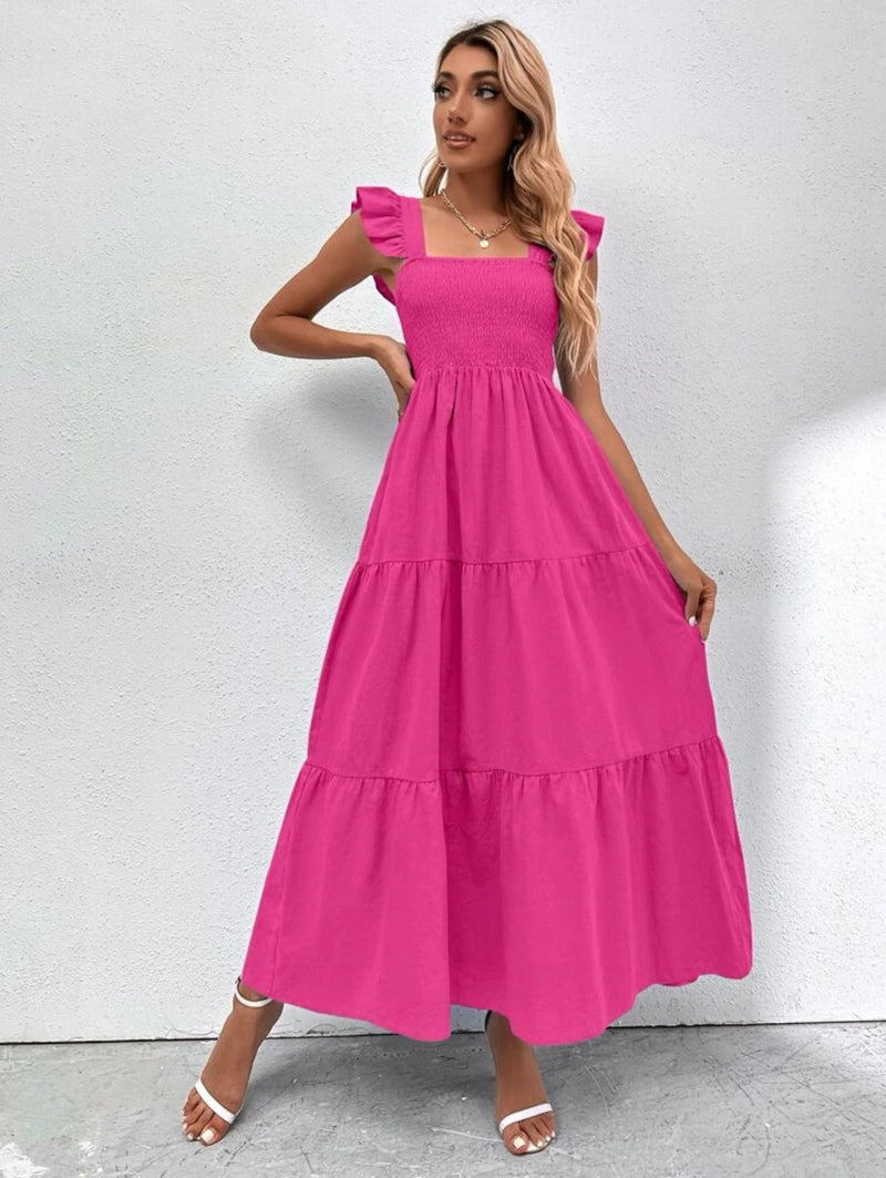 Vestido com lastex