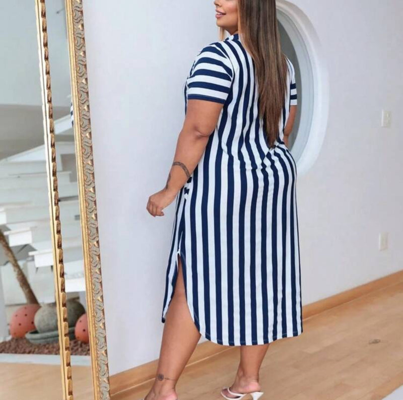 Vestido listrado