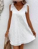 Vestido de lese com nó