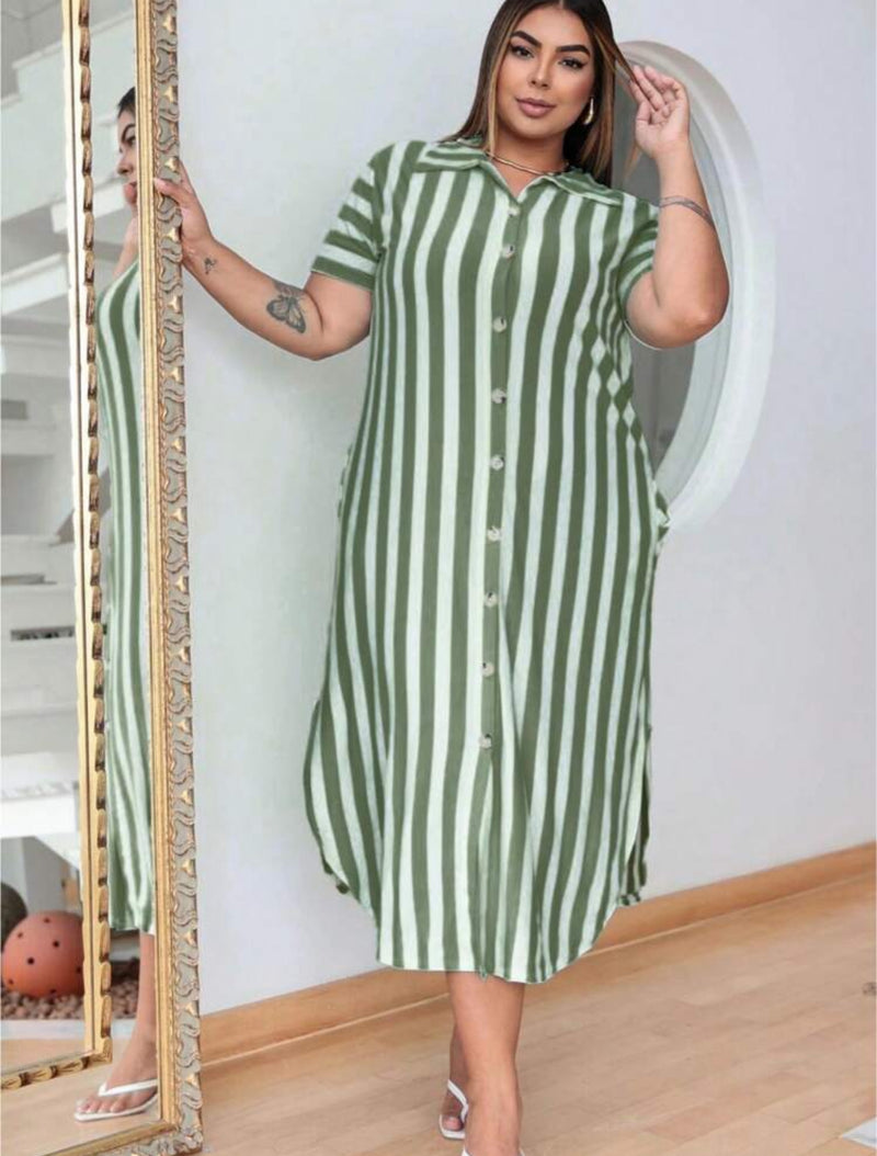 Vestido listrado