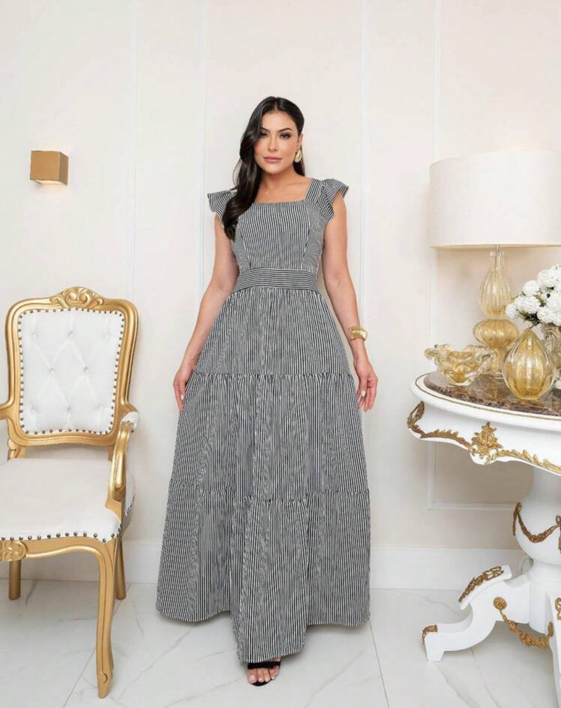 Vestido listrado