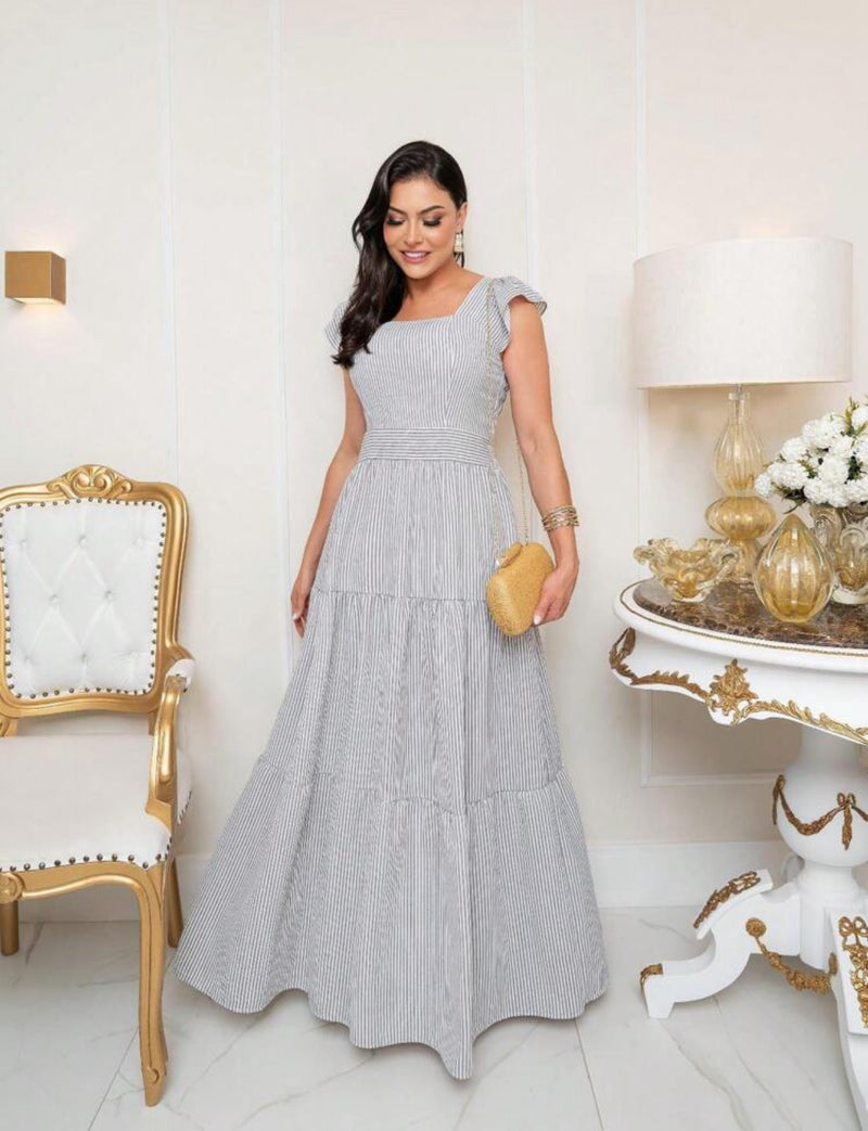 Vestido listrado