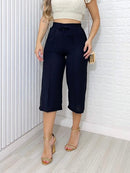 Calça Pantacourt feminina