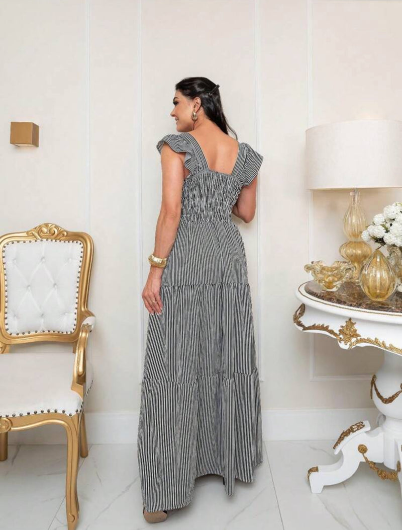 Vestido listrado