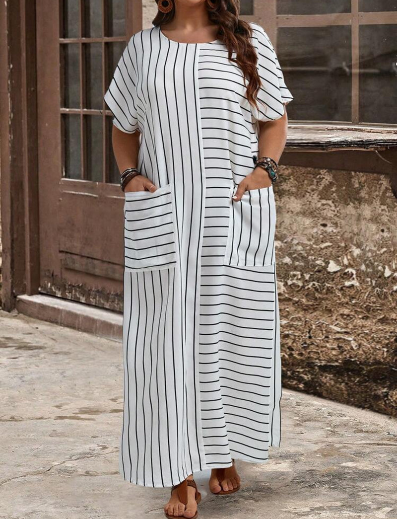 Vestido listrado