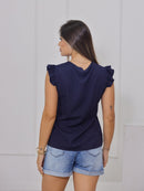 Blusa com babados