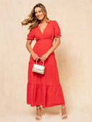 Vestido midi feminino