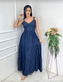 Vestido Jeans Longo