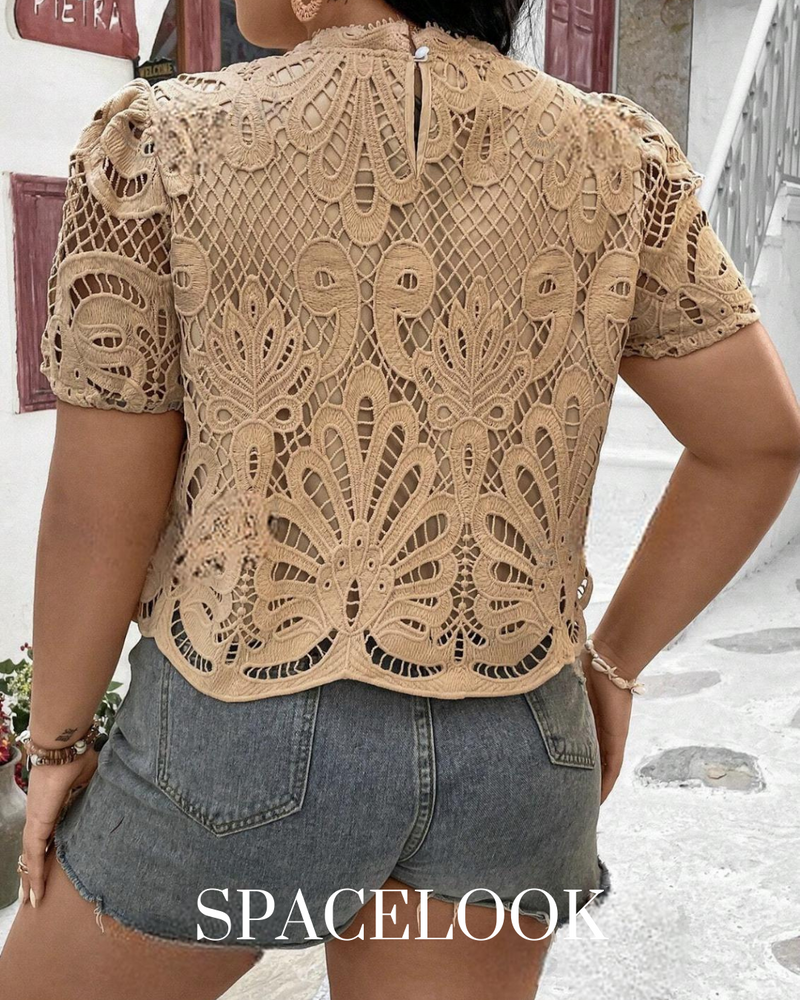 Blusa com renda