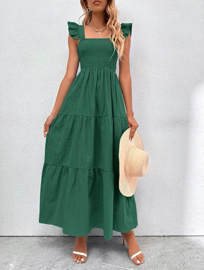 Vestido com lastex
