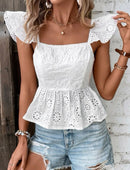 Blusa de lese com detalhe de laço