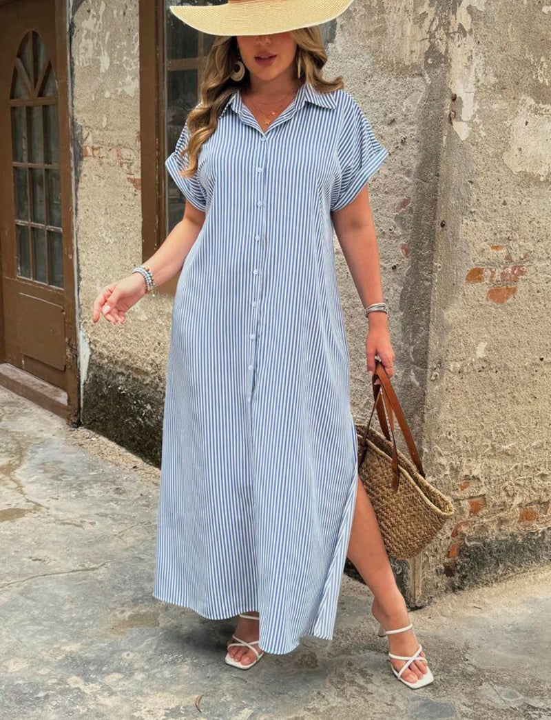 Vestido listrado