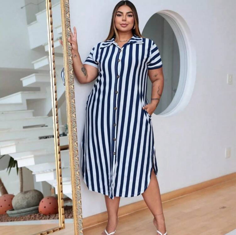 Vestido listrado