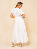 Vestido midi feminino