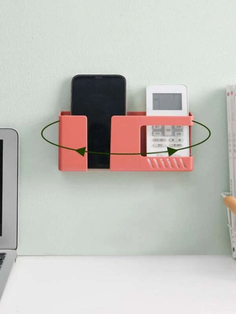 Suporte DUPLO Para Celular e Controle Remoto Para Parede Auto Adesivo Colorido