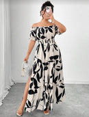 Vestido Longo com Fenda