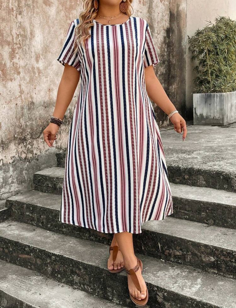 Vestido listrado