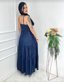 Vestido Jeans Longo