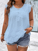 Blusa de lese com babados